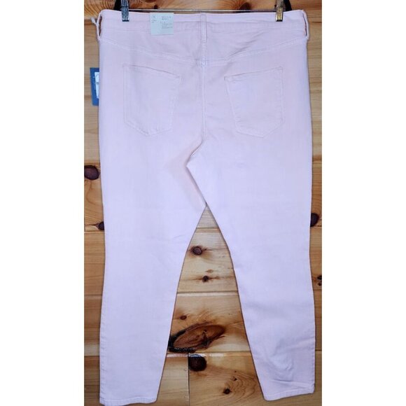 NEW NWT WOMEN 18/34R UNIVERSAL THREAD HIGH RISE SKINNY JEANS PEACH PANTS STRETCH - Picture 13 of 15